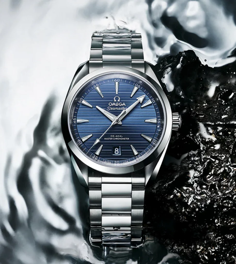 Omega Aqua Terra blue